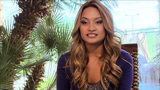 Sexy Natalia Rhodes enjoys and squirts while jumping on a cock